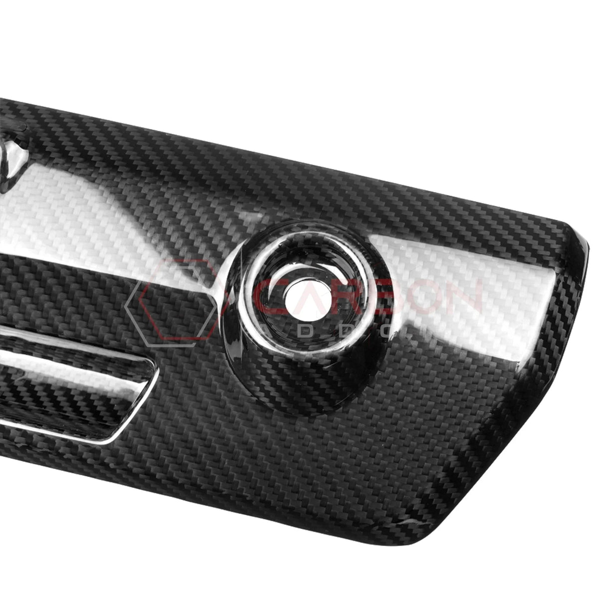 F150 2021-Up Tailgate Latch Door Handles Real Carbon Fiber Cover