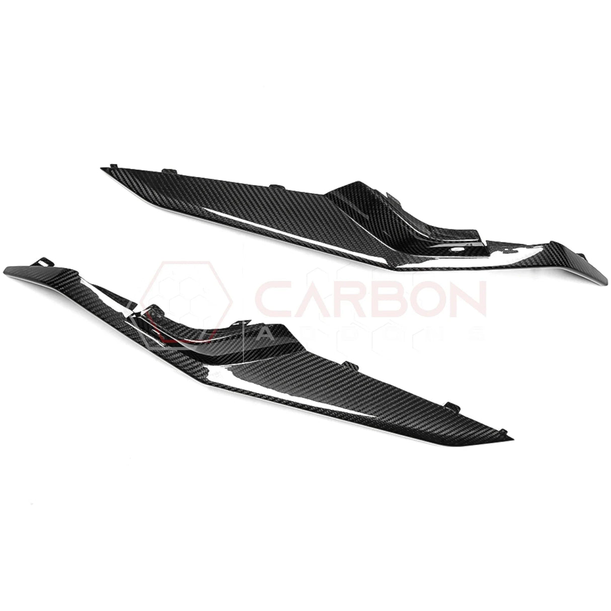 C8 Z06 Corvette Real Carbon Fiber Front Bumper Grill Trims