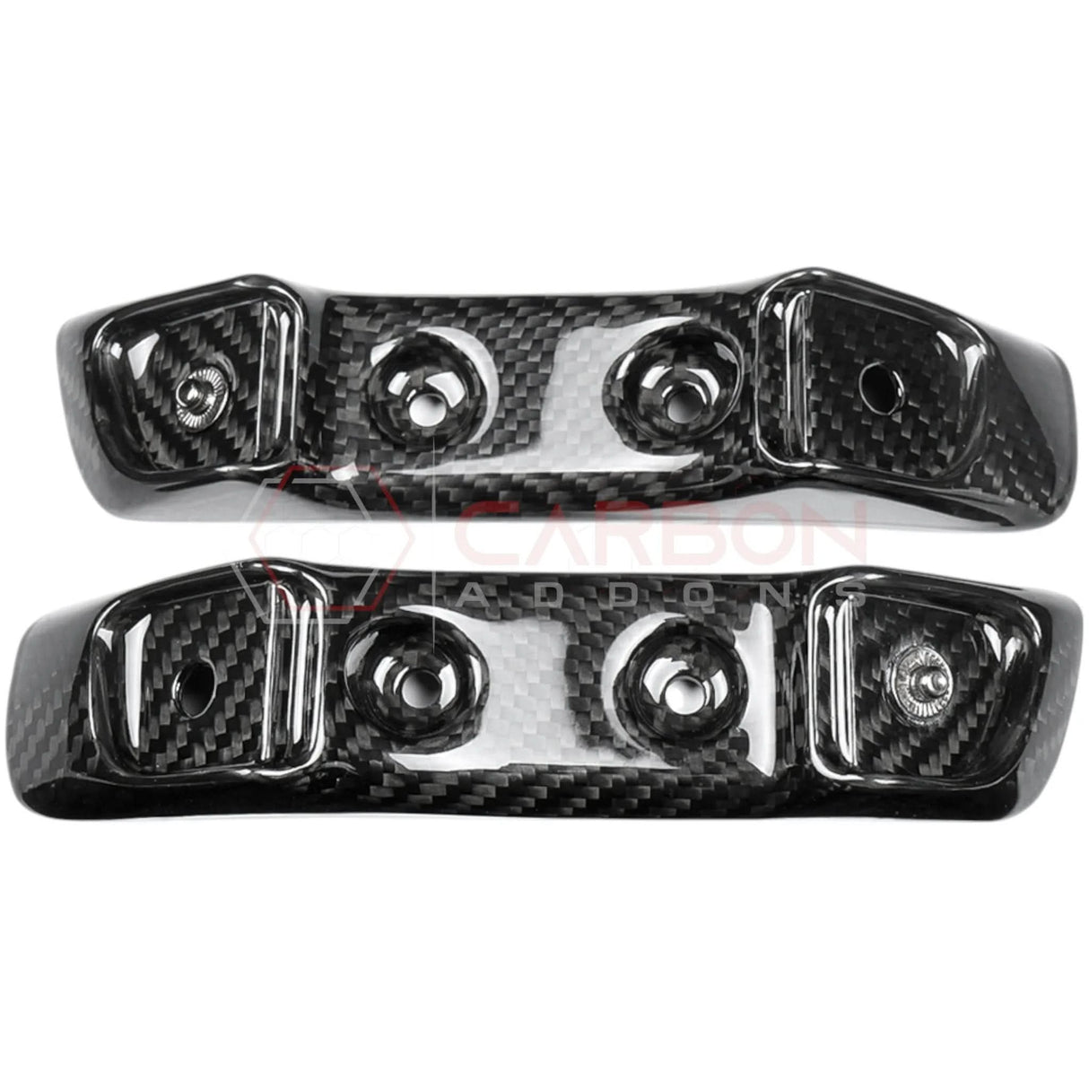 C8 Corvette Real Carbon Fiber Seat Belt Holder Buckle Replacements | GT2 & Competition Sport Seats (2020–Present)