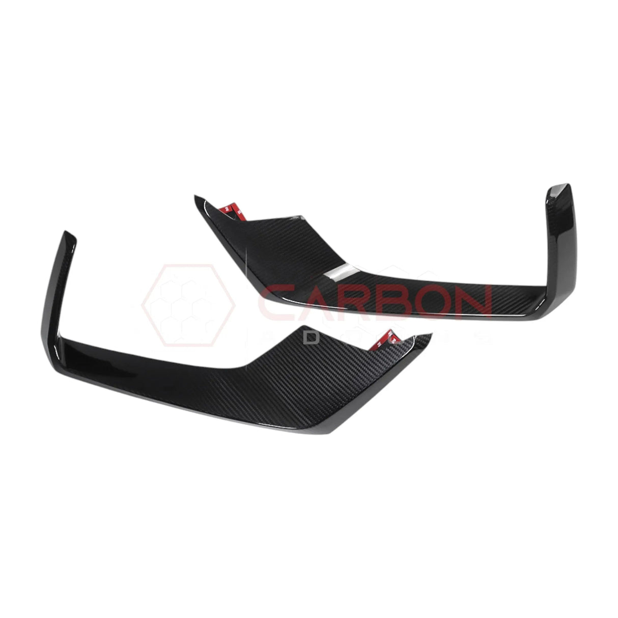 2024+ Mustang S650 Dark Horse Front Fog Light Lower Trim Real Carbon Fiber Cover