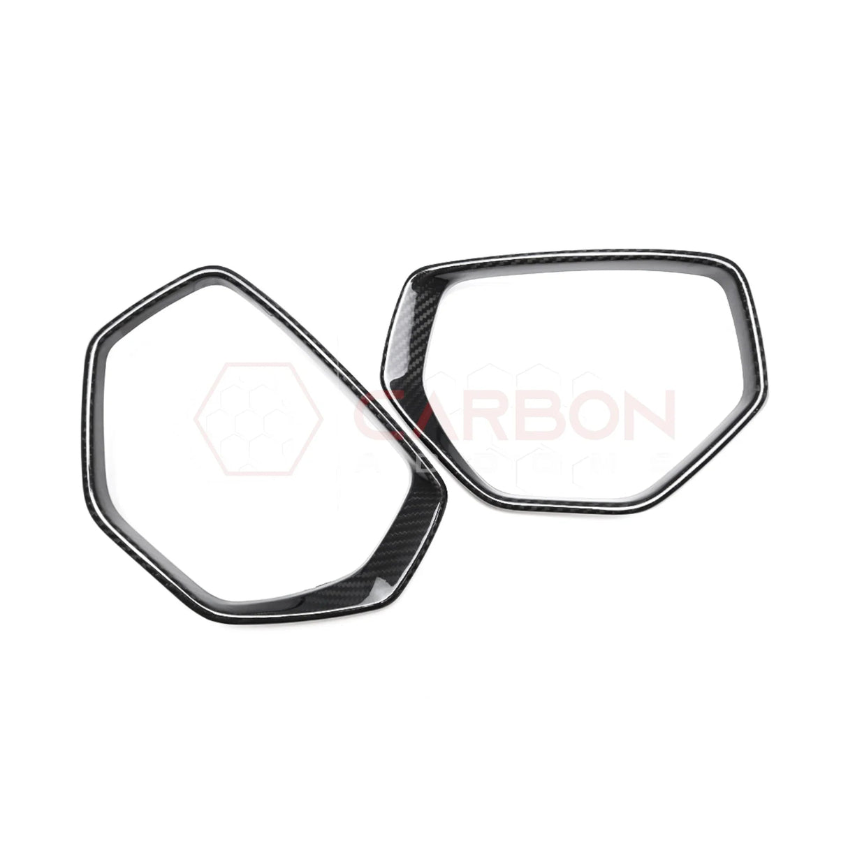 C8 Corvette Carbon Fiber Side Mirror Front Trim Cover (2020-2024)