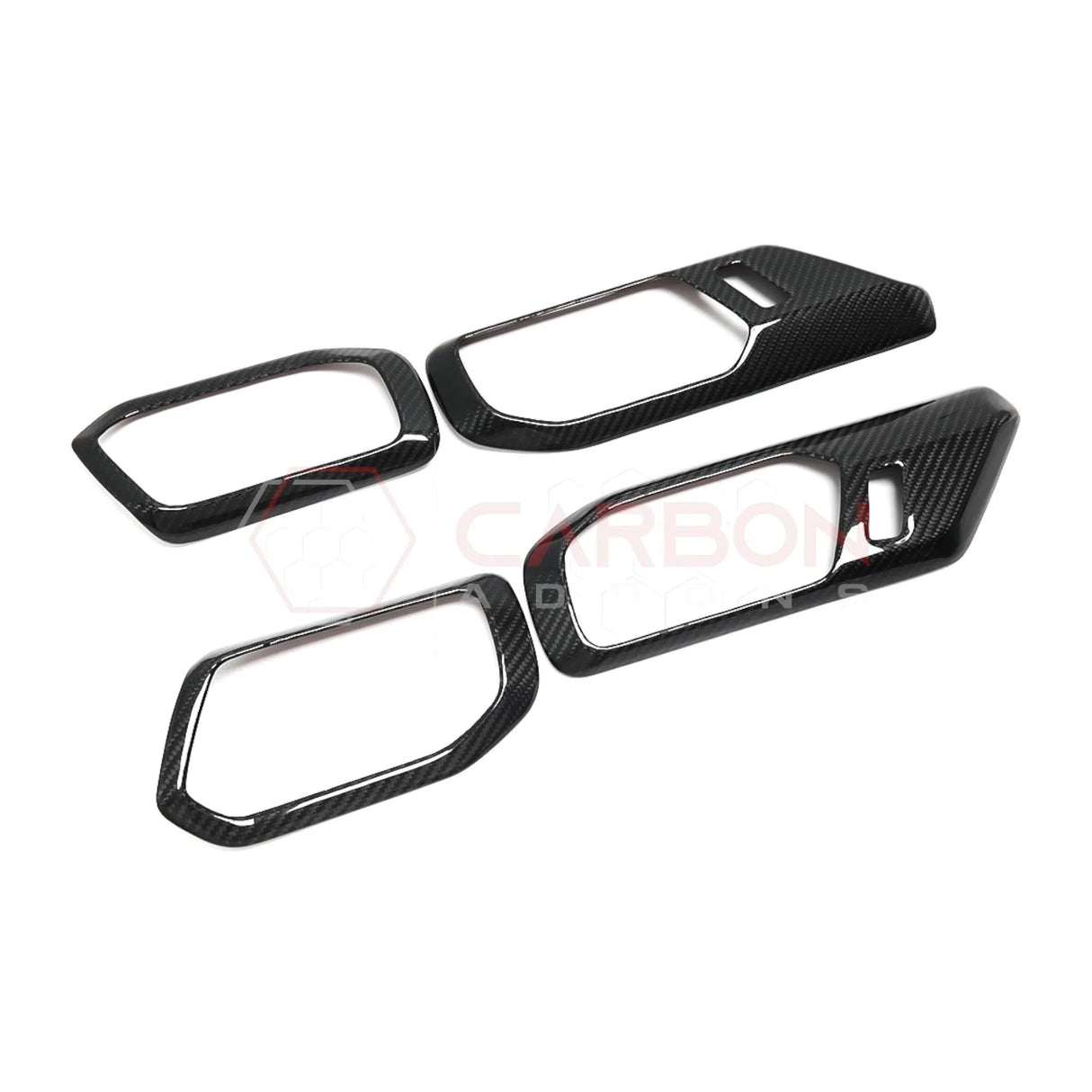 2021+ Bronco Real Carbon Fiber Interior Door Handle Trim Covers