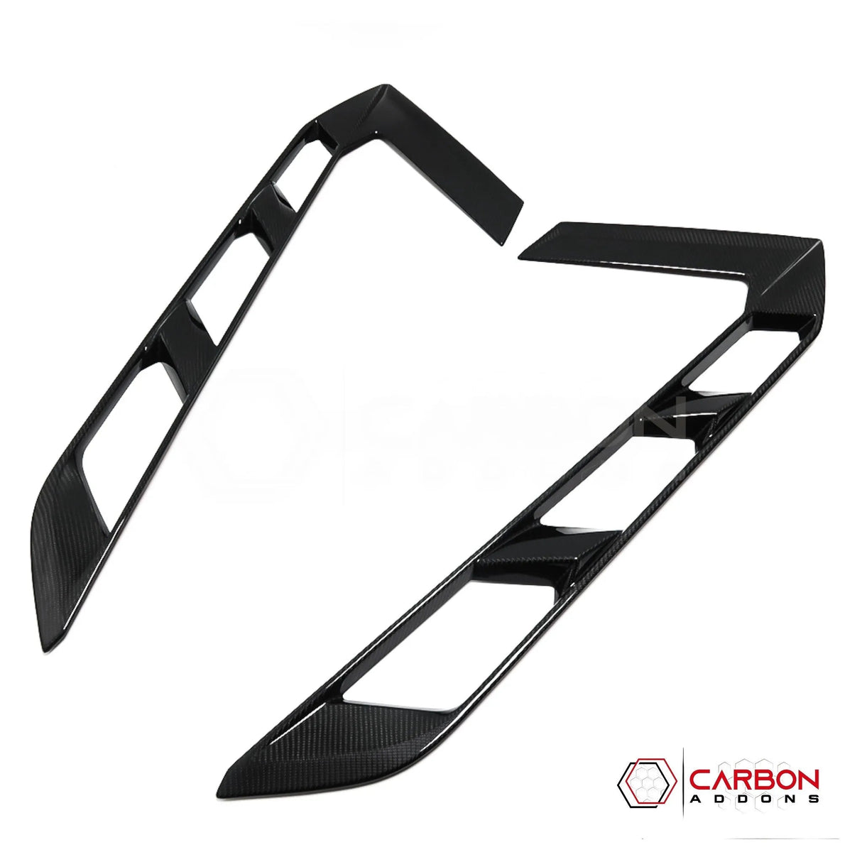 C8 Corvette Real Carbon Fiber Rear Hatch Vent Covers