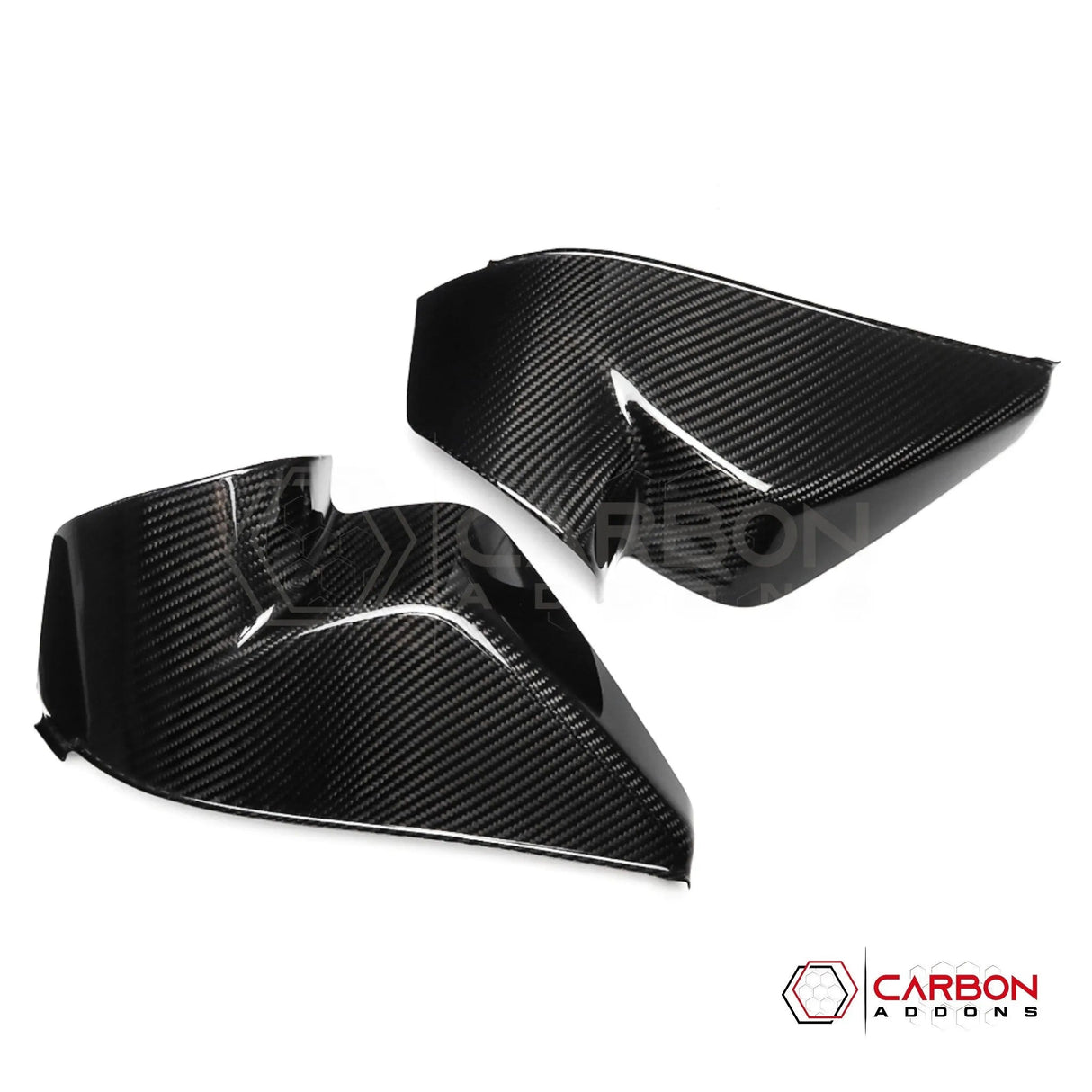 C8 Corvette Real Carbon Fiber Dashboard Door Sill Covers | Interior Overlay (2020–2026)