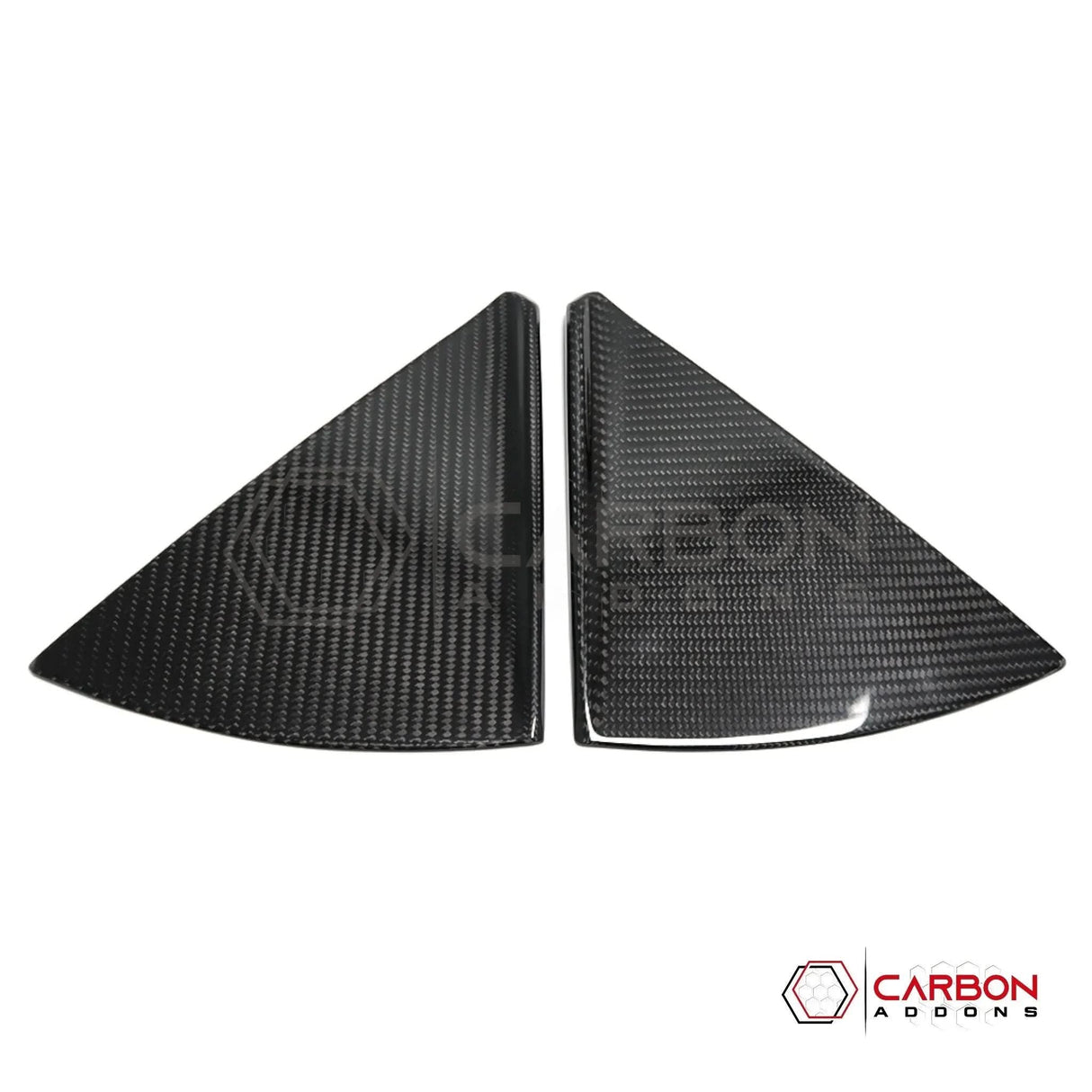 C8 Corvette Convertible Carbon Fiber B-Pillar Trim Covers | Exterior Upgrade (2020–2026)