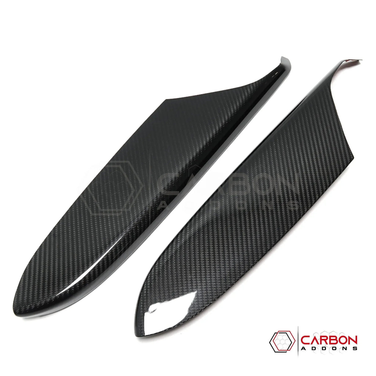 C8 Corvette Real Carbon Fiber Door Panel Armrest Covers | Interior Overlay (2020–2026)
