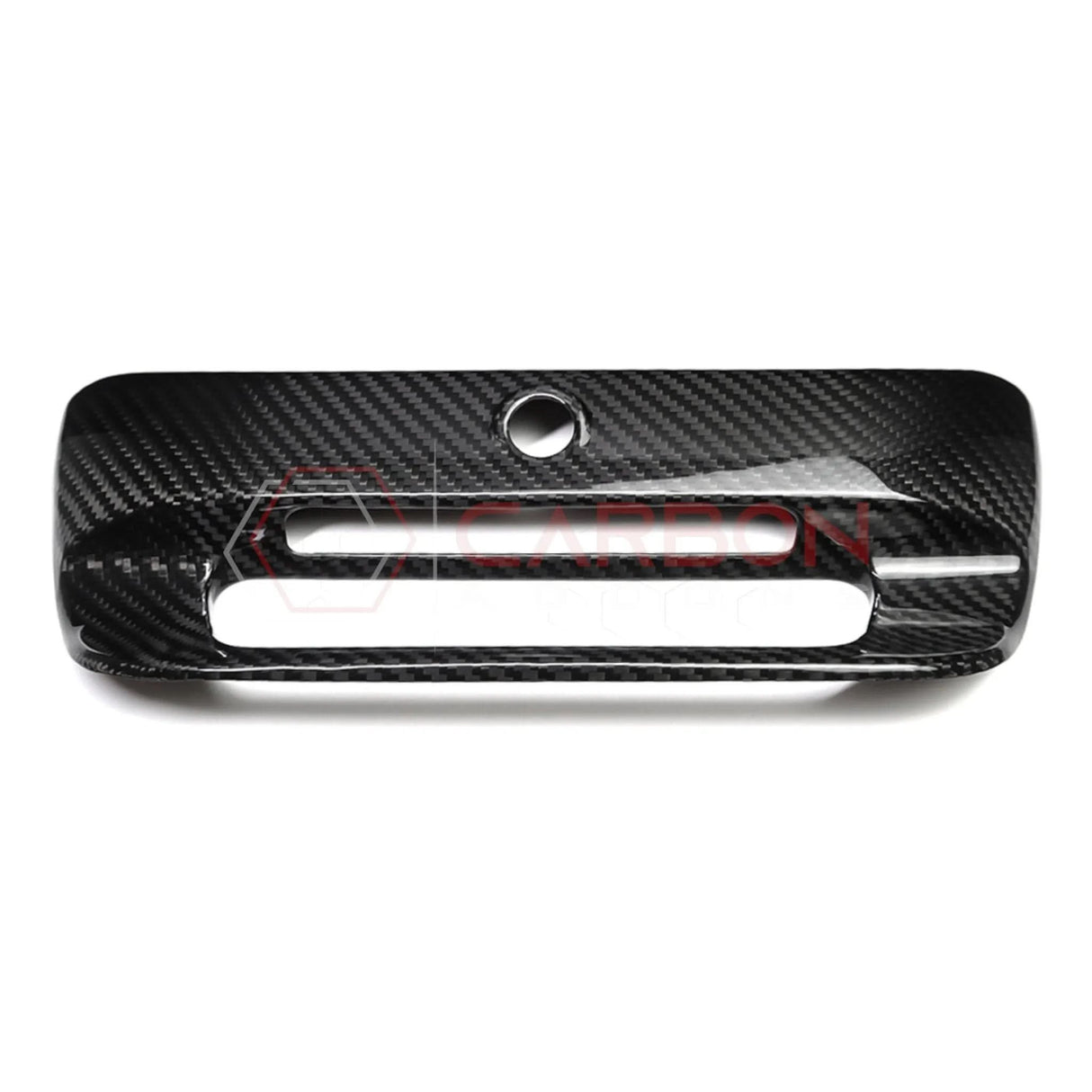 2019+ RAM 1500/TRX/RHO Tailgate Door Handle Trim Real Carbon Fiber Cover