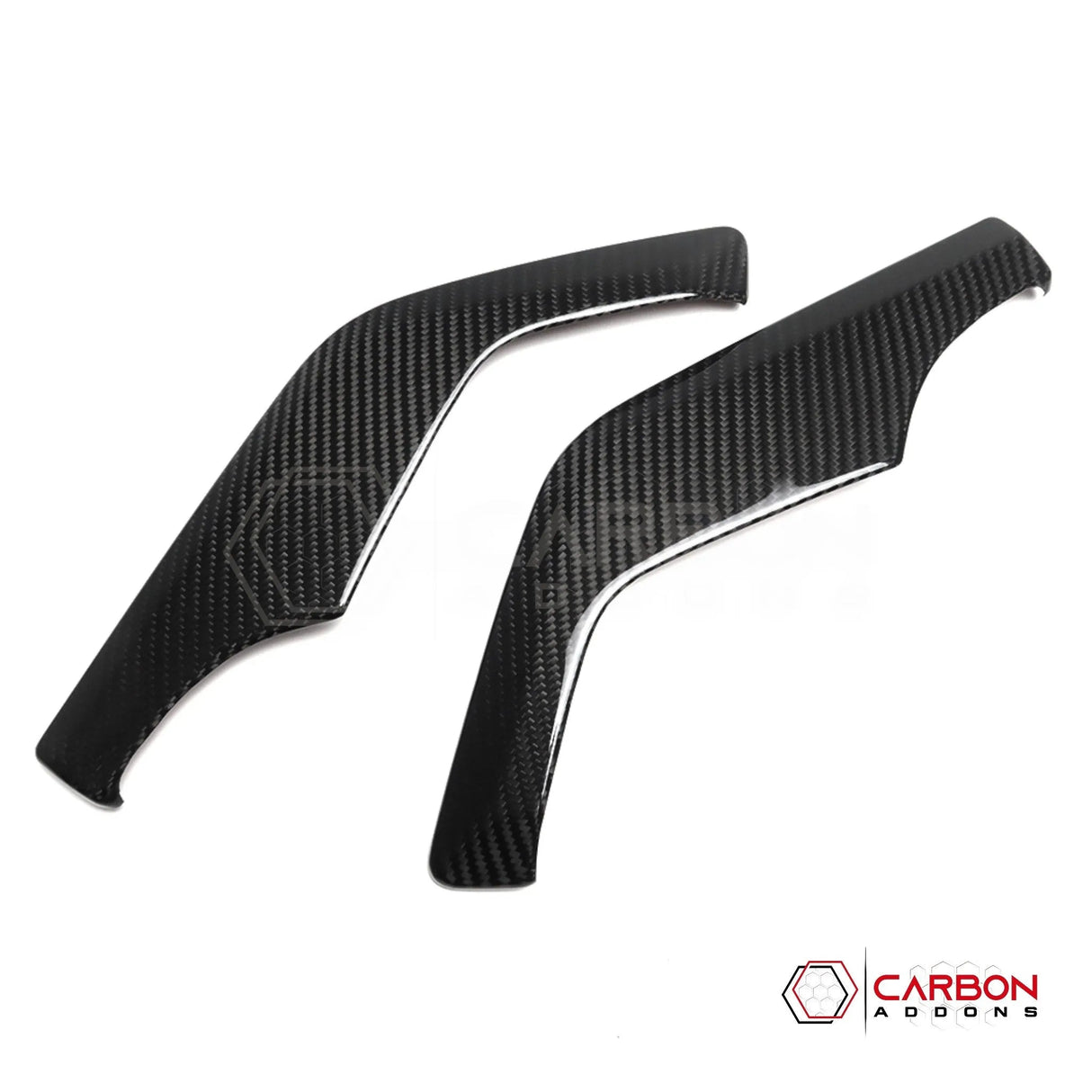 C8 Corvette Real Carbon Fiber Dashboard Speaker Trim Covers | Interior Overlay (2020–2026)