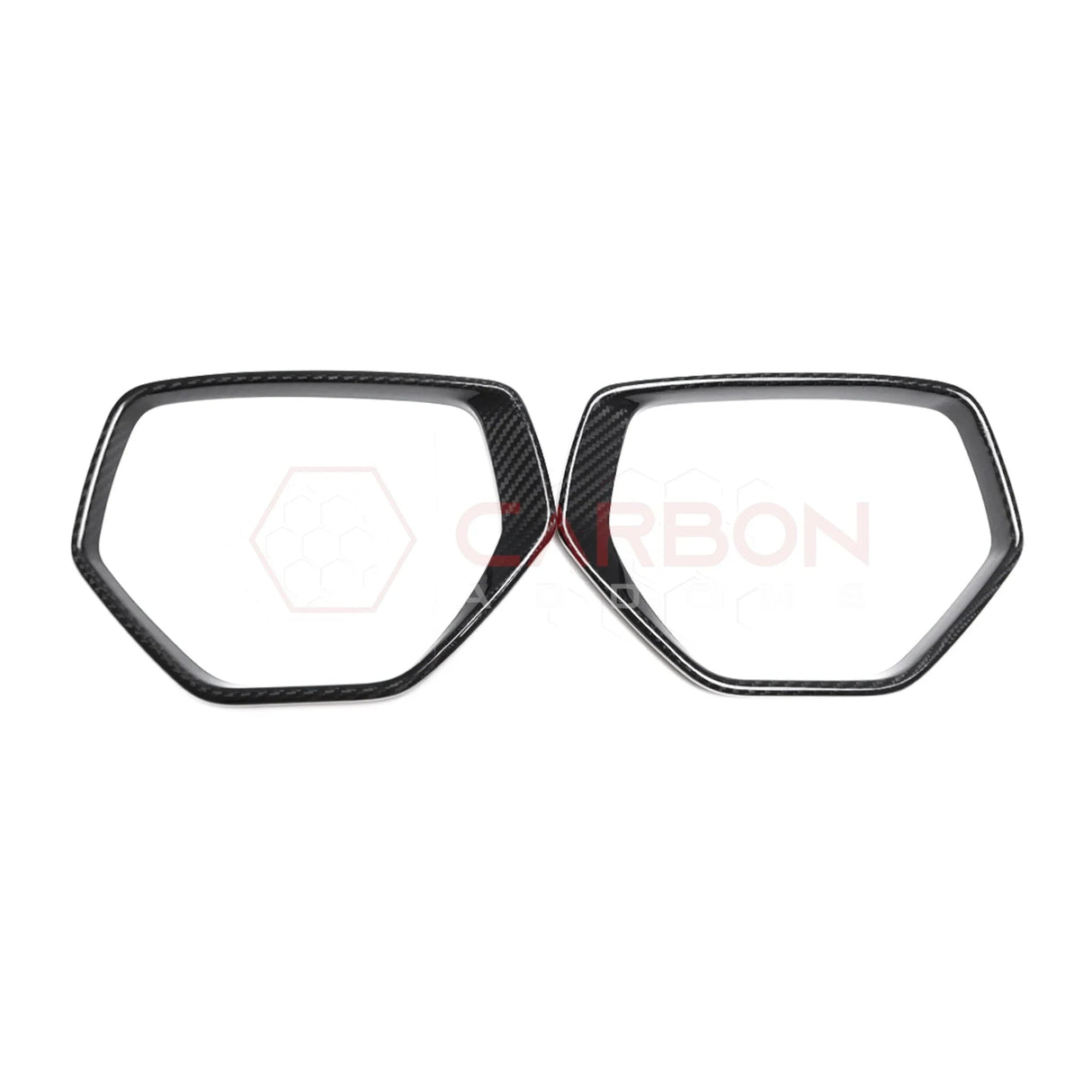 C8 Corvette Carbon Fiber Side Mirror Front Trim Cover (2020-2024)