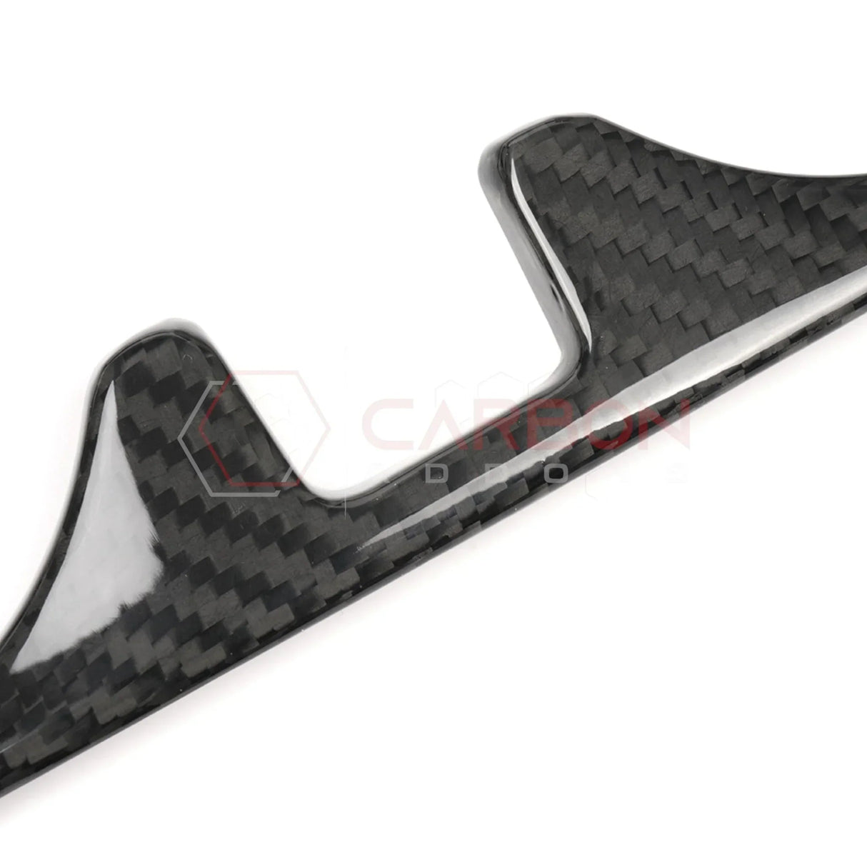 Real Carbon Fiber Rear Center Console Cup Holder Trim Bezel for 2021-2024 Ford F-150