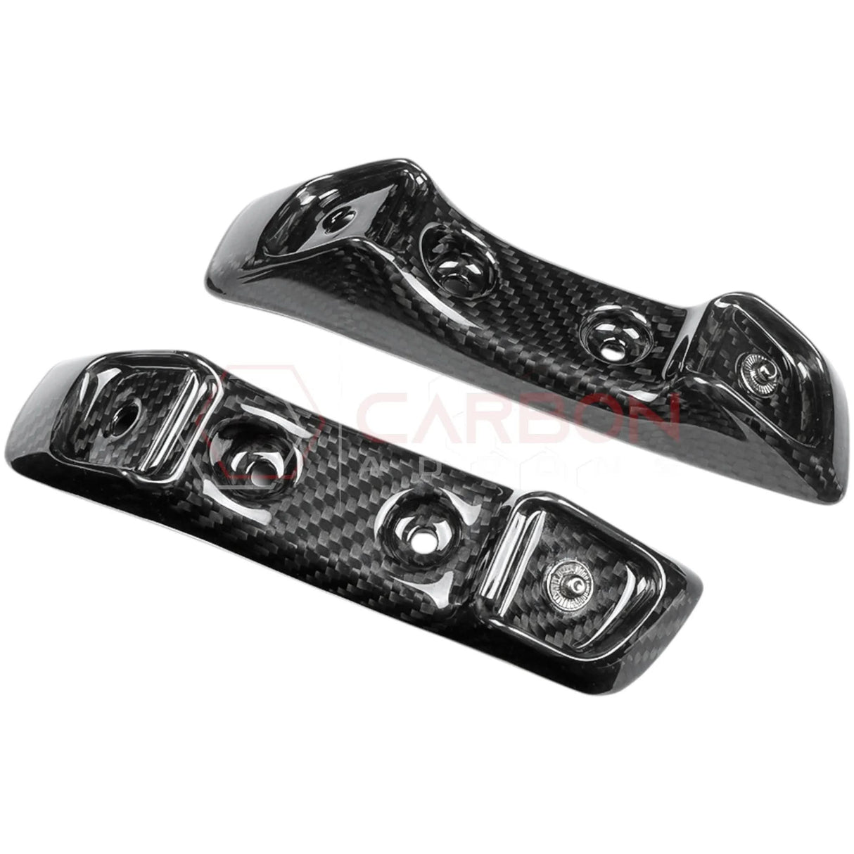 C8 Corvette Real Carbon Fiber Seat Belt Holder Buckle Replacements | GT2 & Competition Sport Seats (2020–Present)