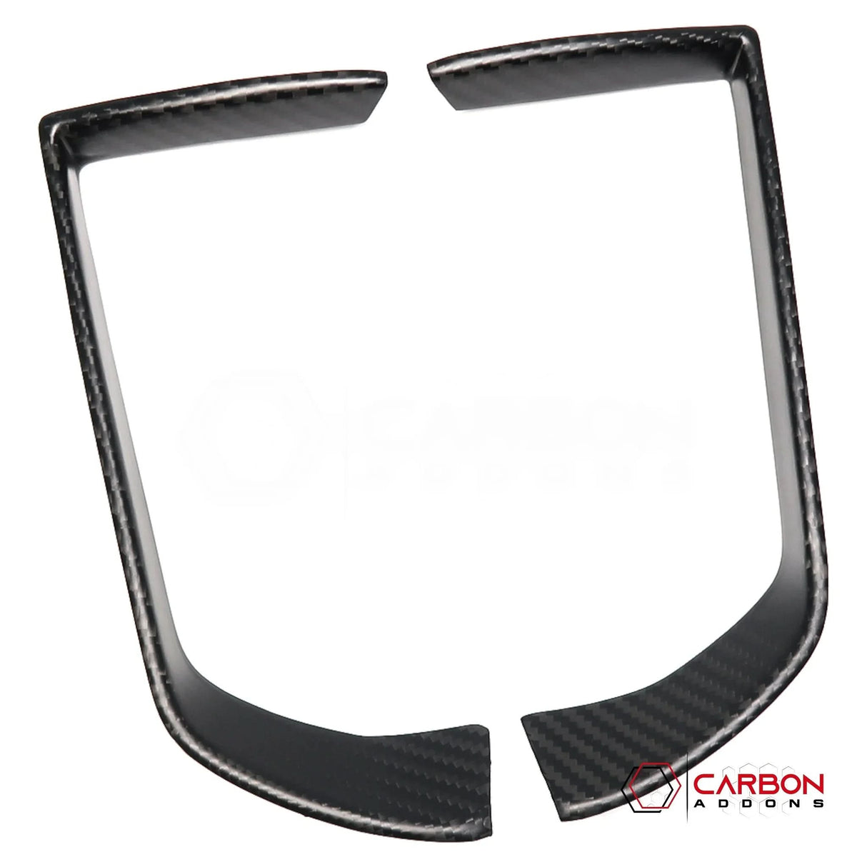 2019+ RAM 1500/TRX/RHO Infotainment Screen AC Vent Trim Hard Carbon Fiber Cover