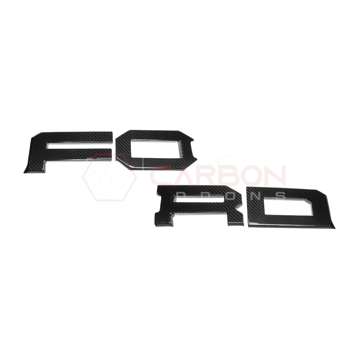 2021+ Bronco Raptor Real Carbon Fiber Lettering Covers