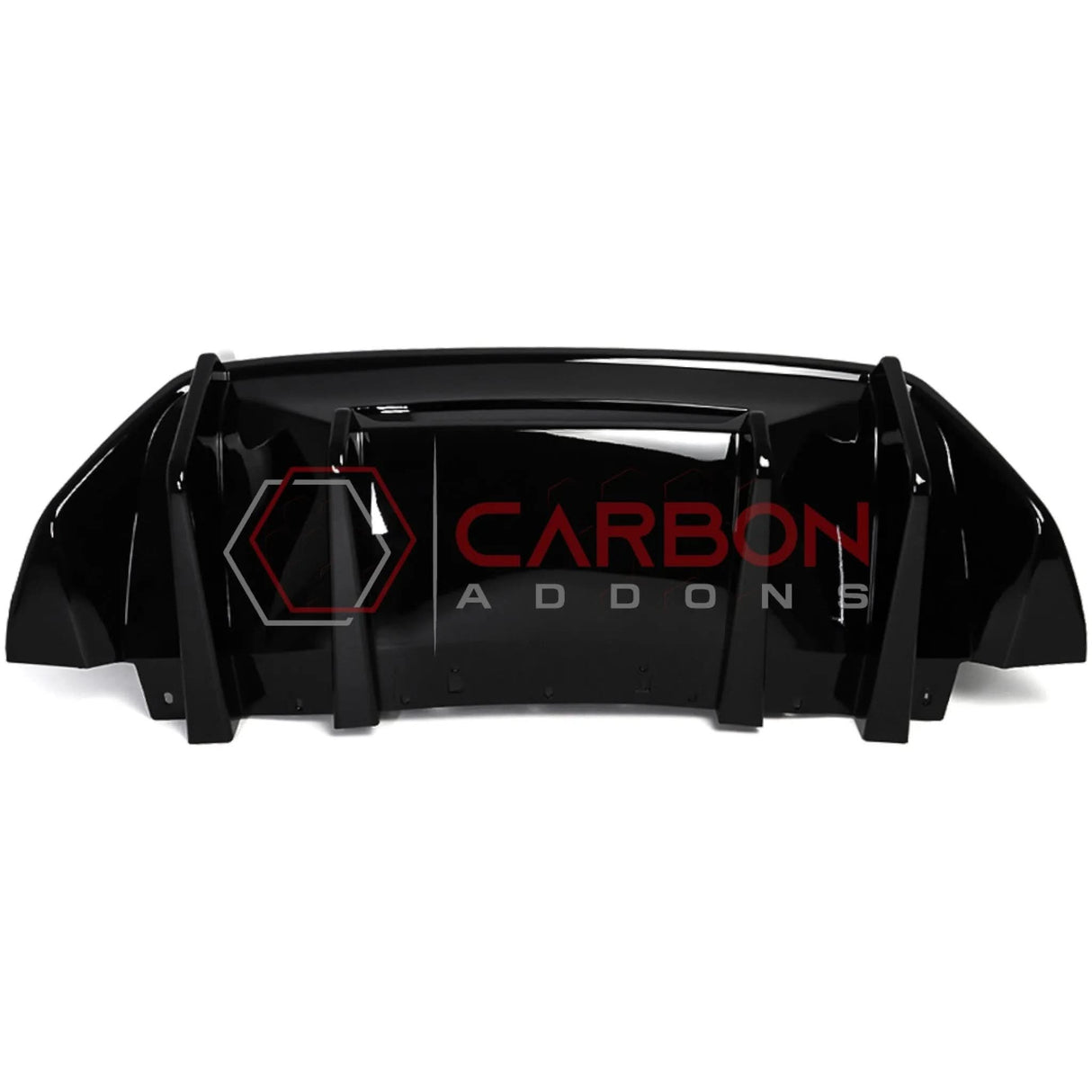 Rear Diffuser Add-On Fins for 2024+ Ford Mustang GT & EcoBoost (ABS Plastic)