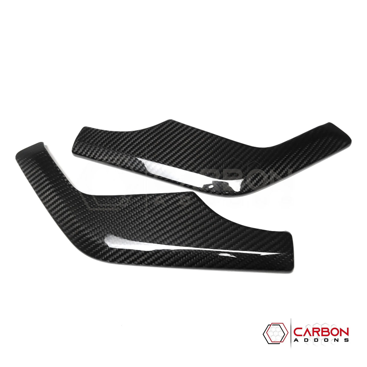 C8 Corvette Real Carbon Fiber Dashboard Speaker Trim Covers | Interior Overlay (2020–2026)