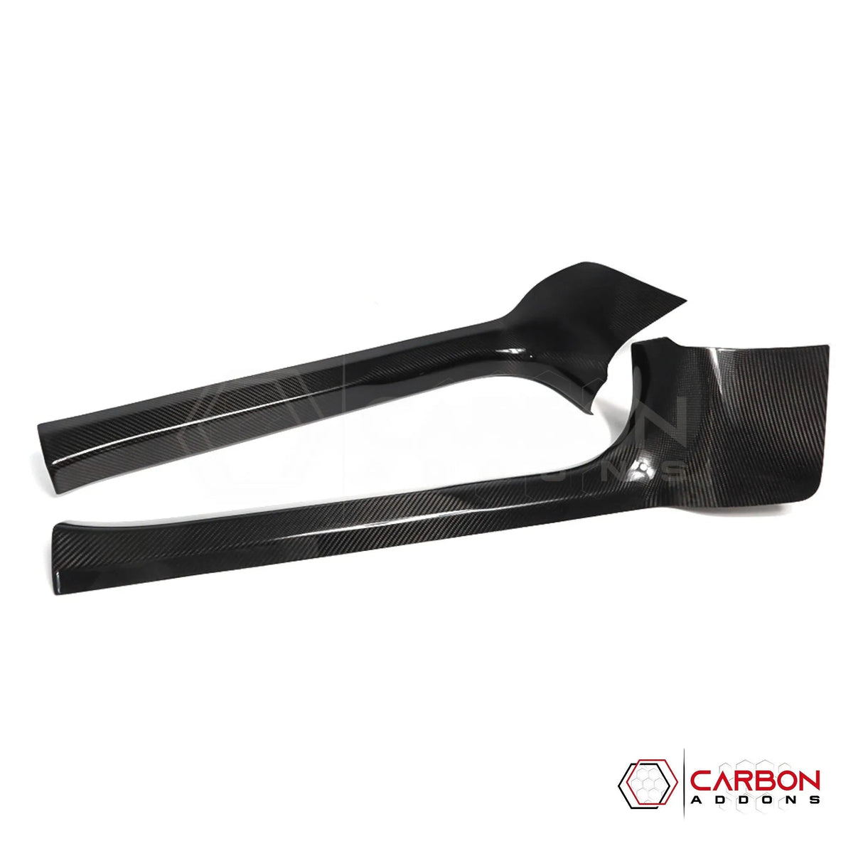 C8 Corvette Real Carbon Fiber Inner Door Sill Panel Covers