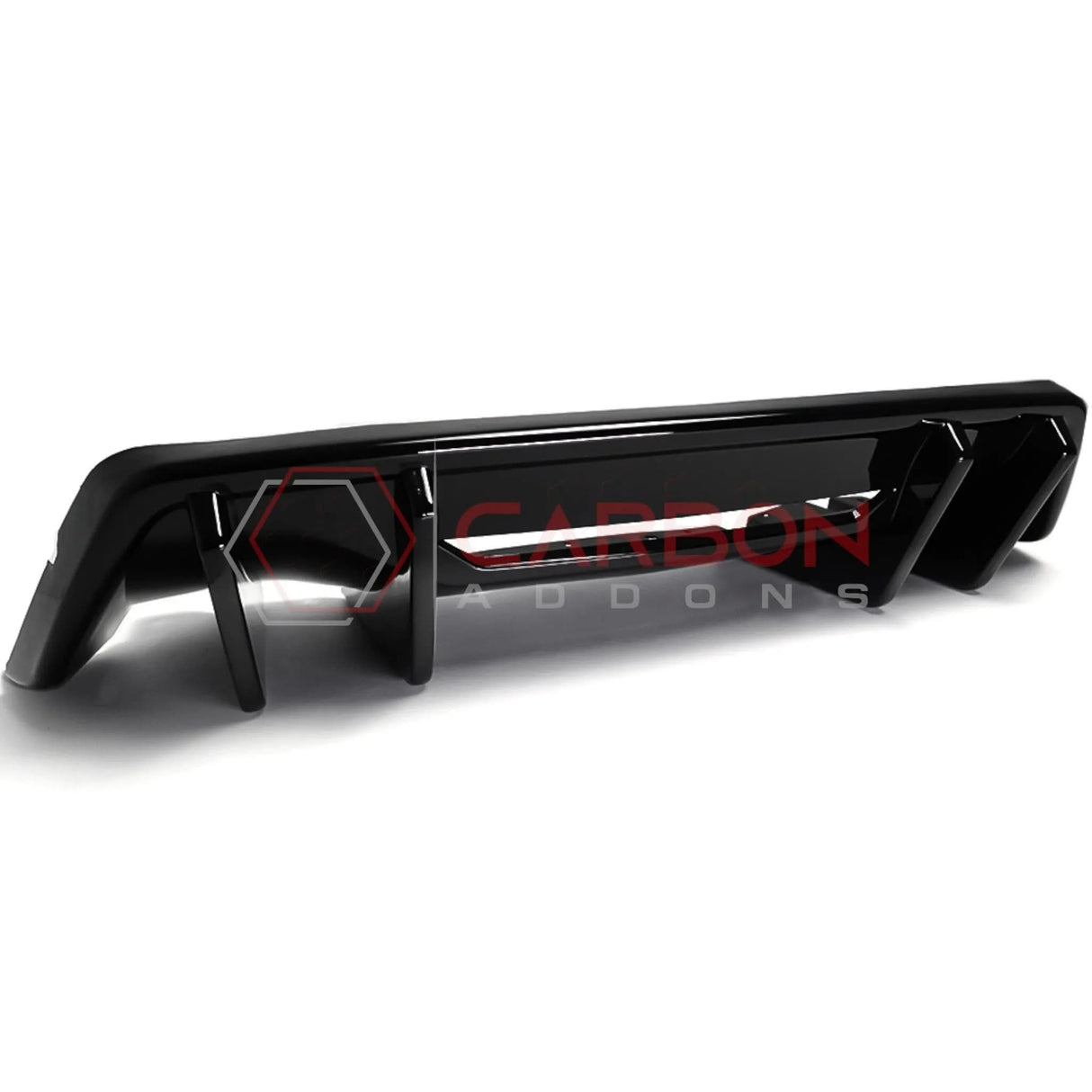Rear Diffuser Add-On Fins for 2024+ Ford Mustang GT & EcoBoost (ABS Plastic)