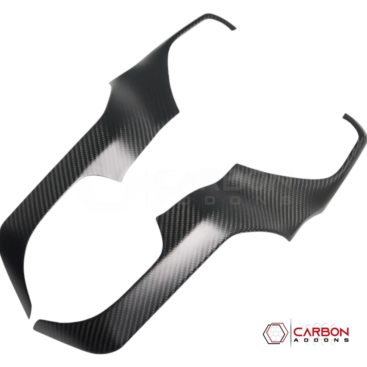 2019+ RAM 1500/TRX/RHO Radio Infotainment Screen Side Trim Hard Carbon Fiber Cover