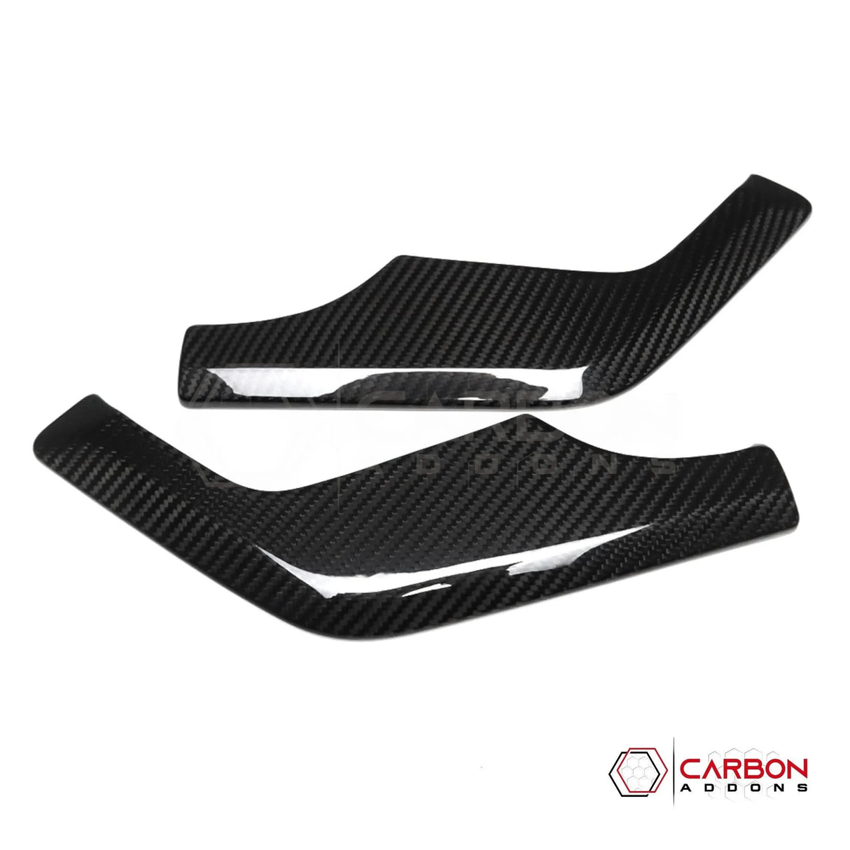 C8 Corvette Real Carbon Fiber Dashboard Speaker Trim Covers | Interior Overlay (2020–2025)