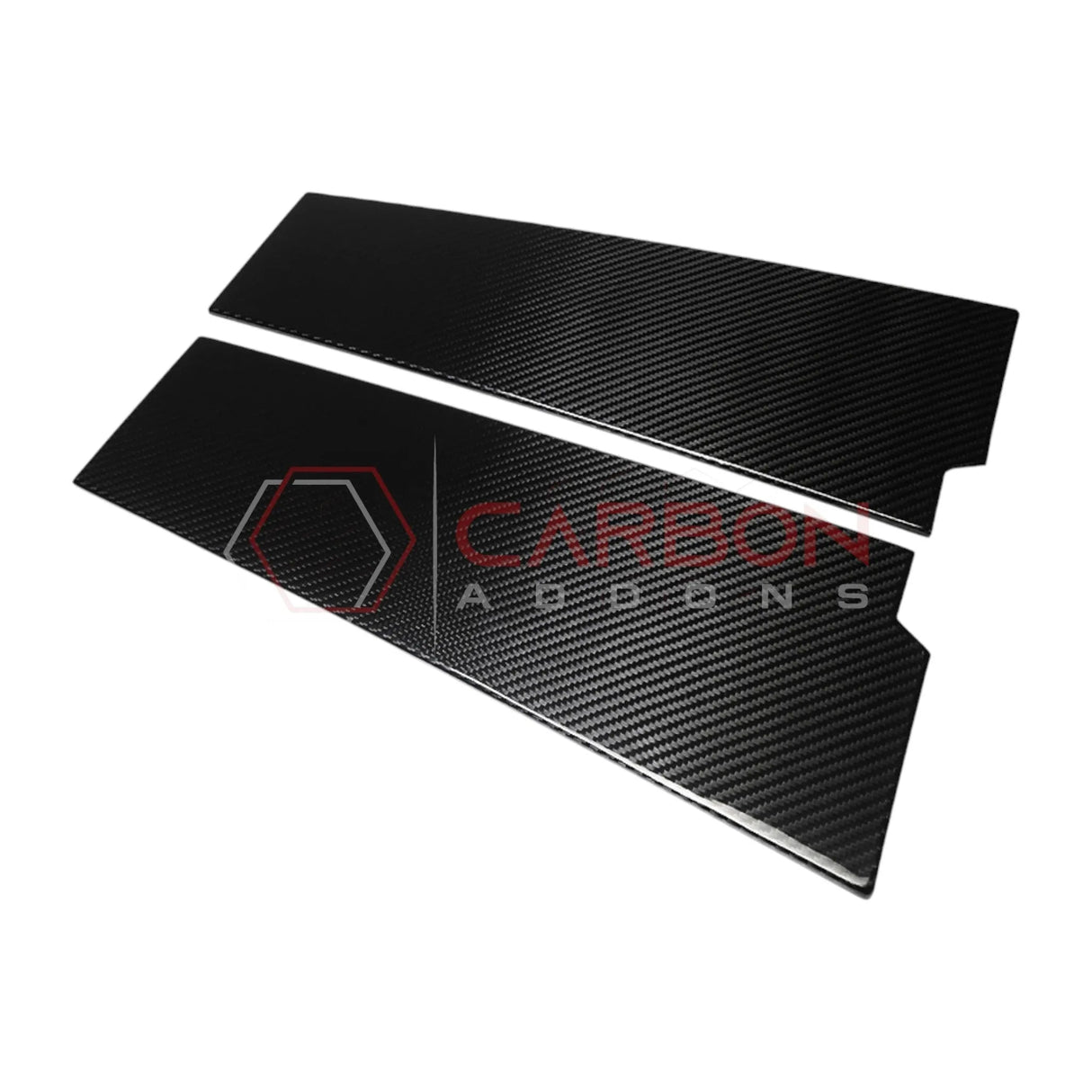 2021+ Bronco Real Carbon Fiber B-Pillar Trim Covers