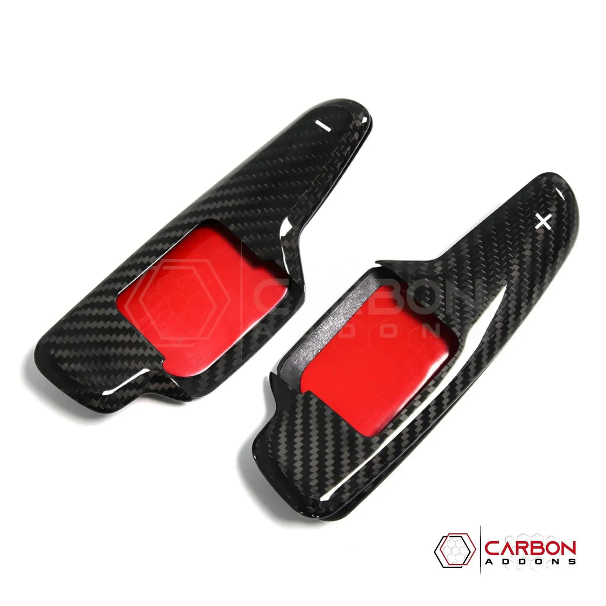 C8 Corvette Real Carbon Fiber Paddle Shifter Covers | Interior Upgrade (2020–2026)