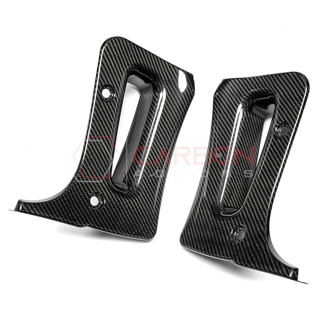 C8 Corvette Z06 & E-Ray 2022-2025 Extended Splash Guards | 4pcs Real Carbon Fiber Mud Flaps Set