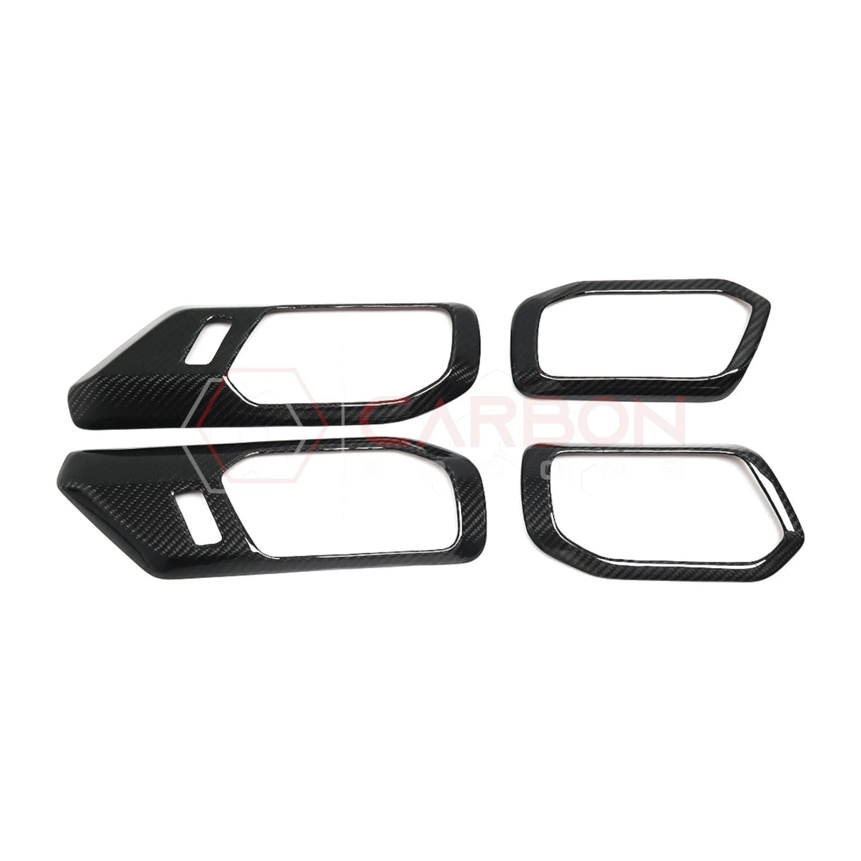 2021+ Bronco Real Carbon Fiber Interior Door Handle Trim Covers