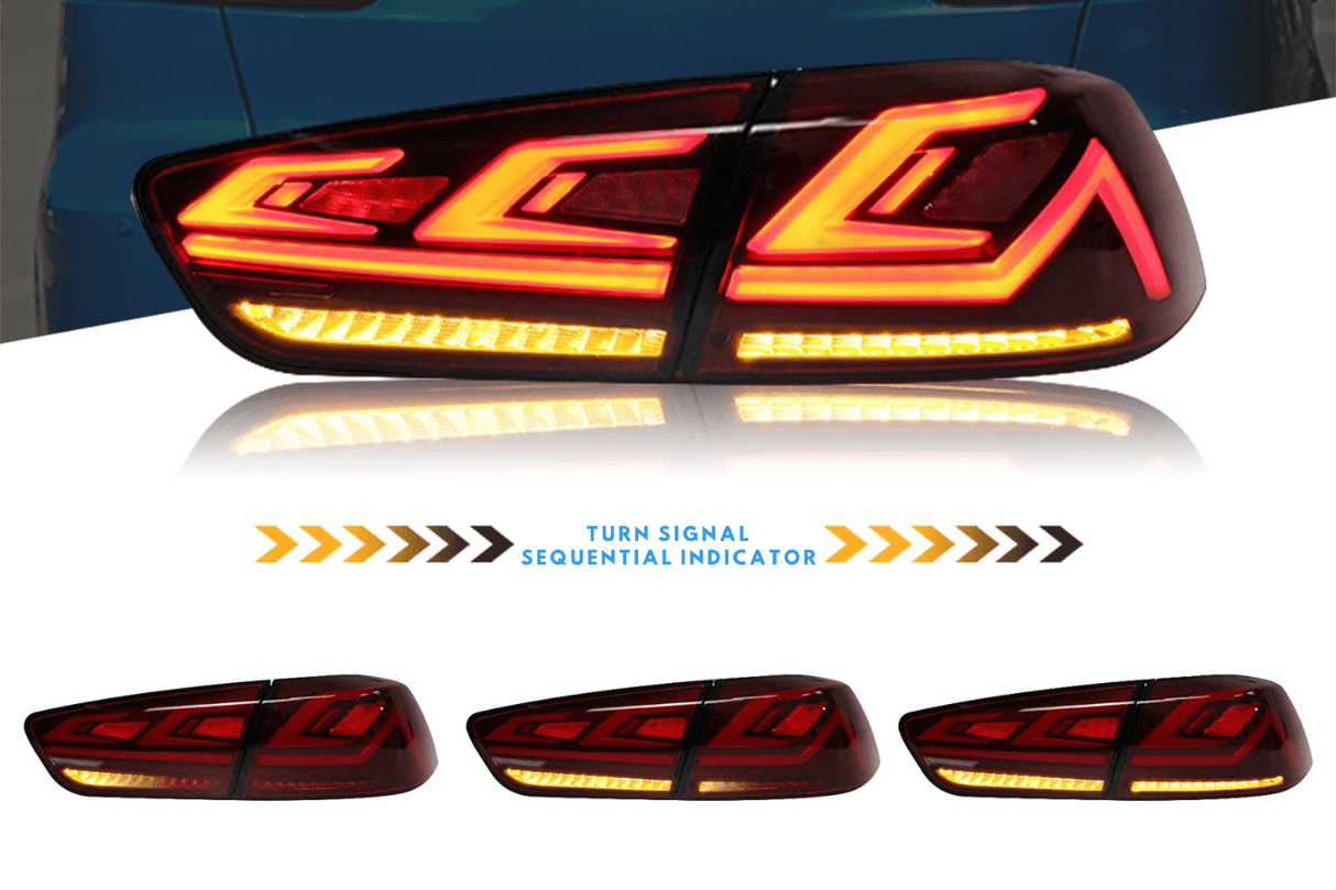 Mitsubishi Lancer & EVO X LED Tail Lights Upgrade (2008-2018) - K2 Industries