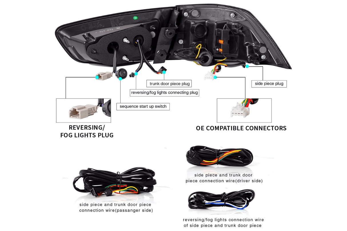 Mitsubishi Lancer & EVO X LED Tail Lights Upgrade (2008-2018) - K2 Industries