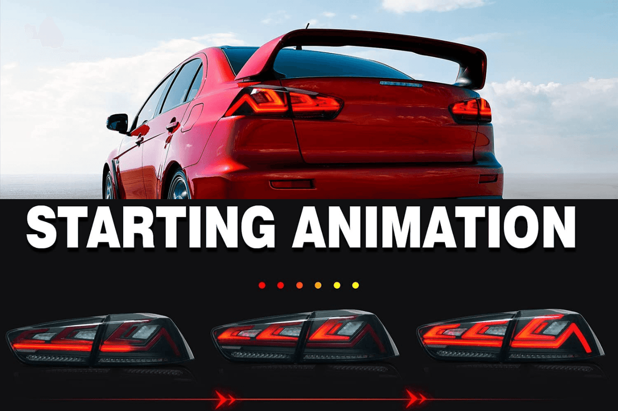 Mitsubishi Lancer & EVO X LED Tail Lights Upgrade (2008-2018) - K2 Industries