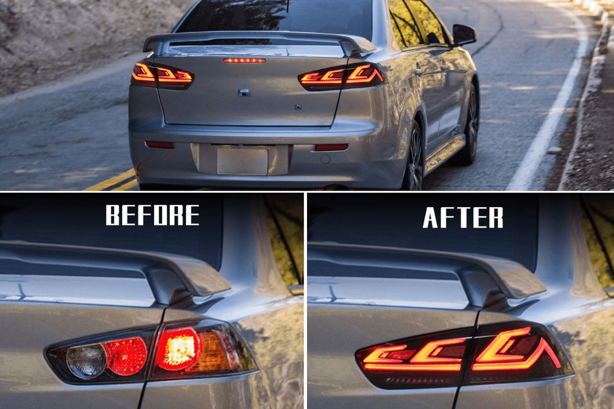 Mitsubishi Lancer & EVO X LED Tail Lights Upgrade (2008-2018) - K2 Industries