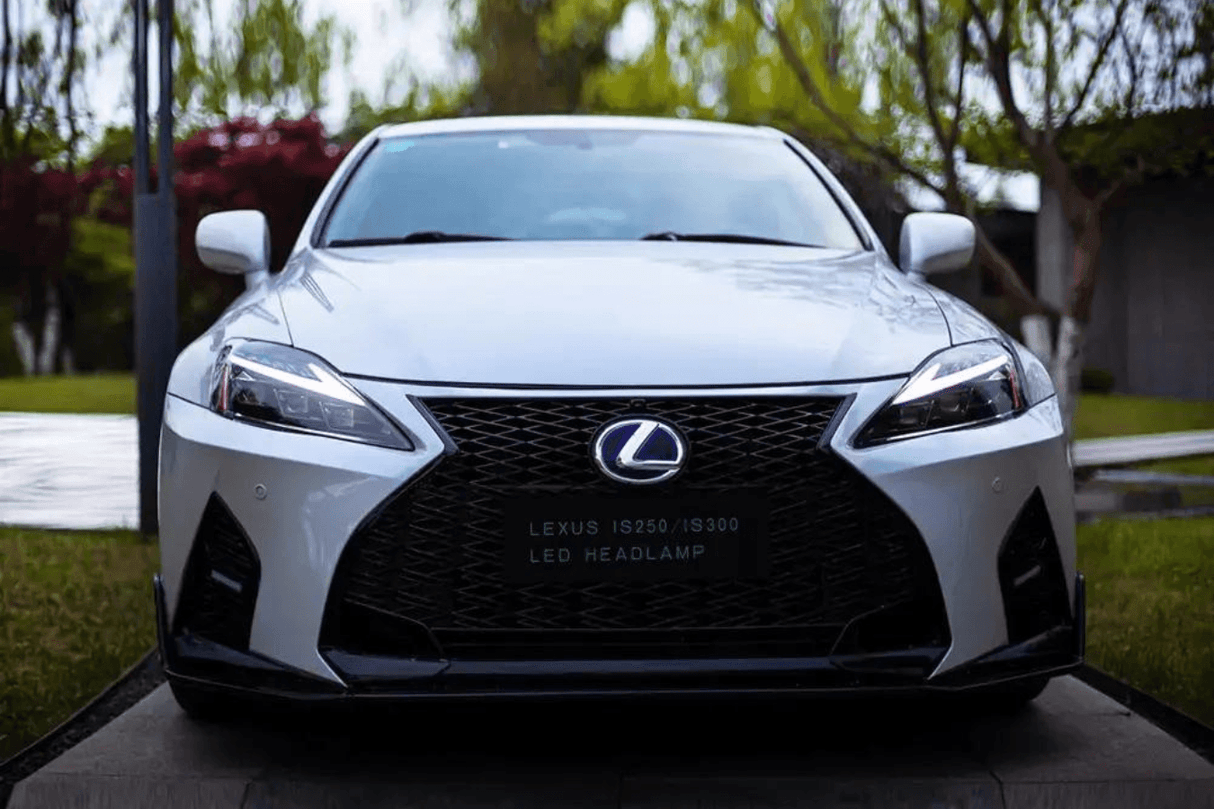 Lexus IS250/IS250C/IS350/IS220d & ISF(XE20) Smoked Matrix Projector Headlights (2006-2014) - K2 Industries