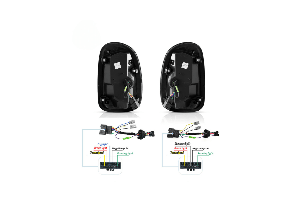 Mini Cooper Countryman R60 - Red and Smoked - LED Tail Lights Upgrade (2010-2016) - K2 Industries