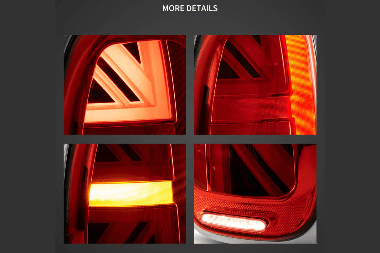 Mini Cooper Countryman R60 - Red and Smoked - LED Tail Lights Upgrade (2010-2016) - K2 Industries
