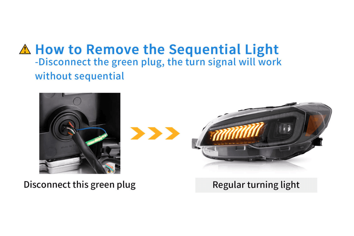 Subaru WRX & WRX STI 1st Gen (VA) Black LED Matrix Projector Headlights (2015-2021) - K2 Industries