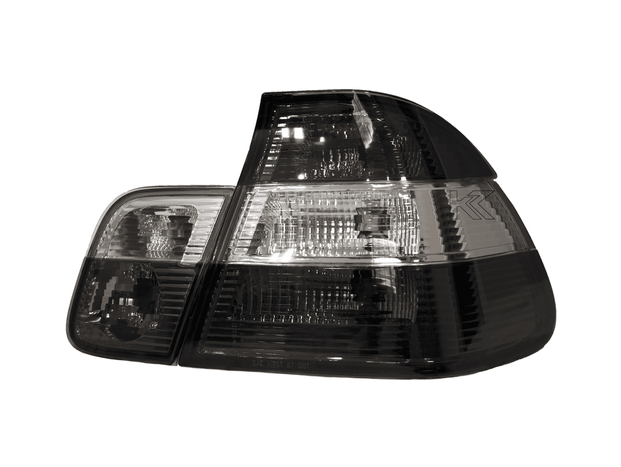 E46 Sedan Smoked Tail Lights - K2 Industries