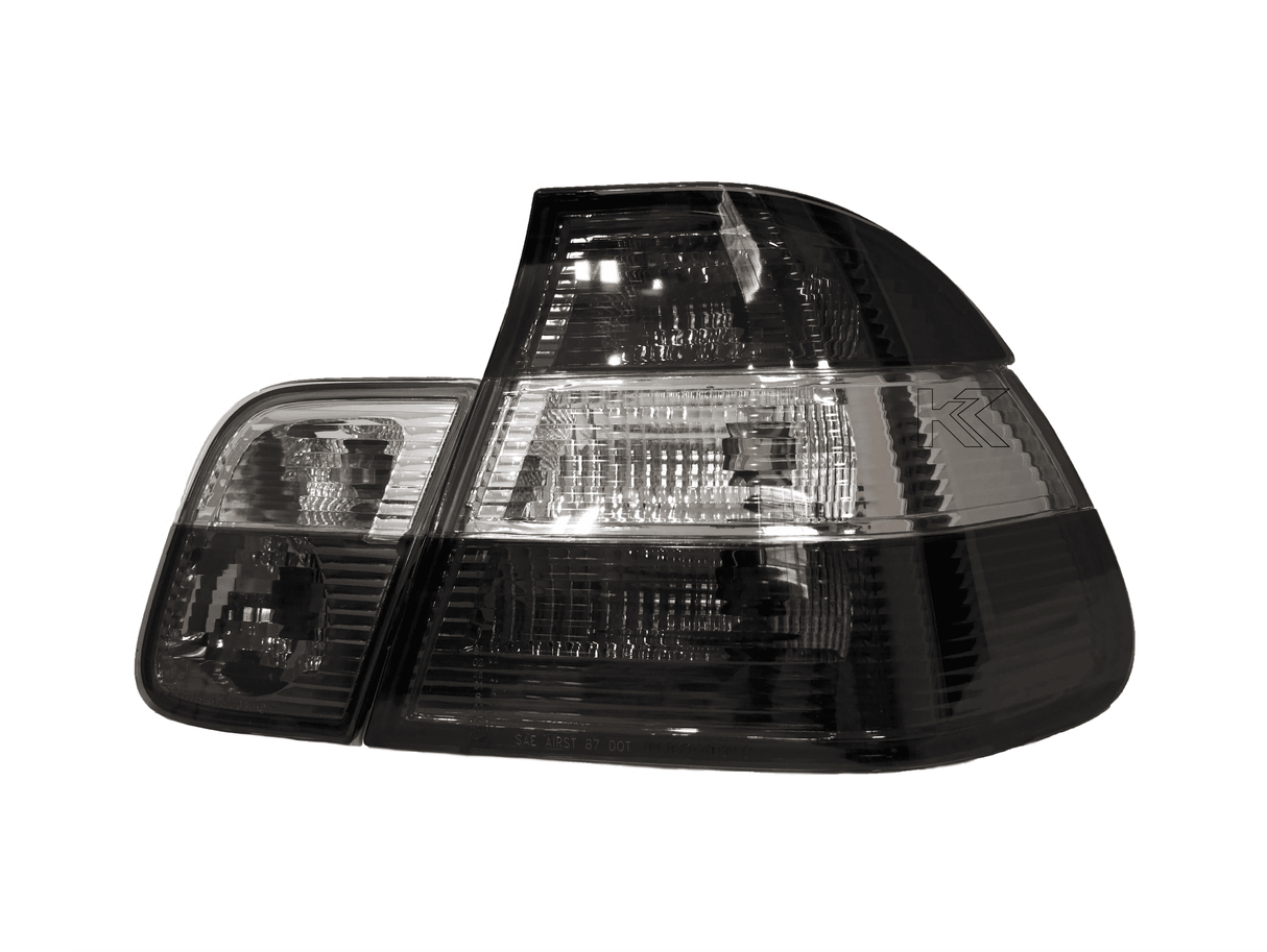 E46 Sedan Smoked Tail Lights - K2 Industries
