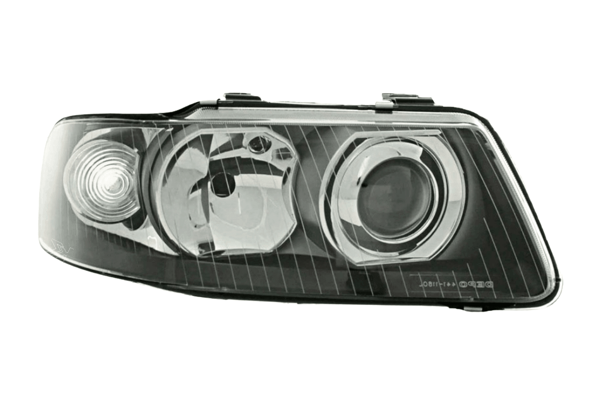 Audi A3 (8L) Black Headlight Set (2000-2003) - K2 Industries