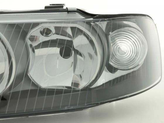 Audi A3 (8L) Black Headlight Set (2000-2003) - K2 Industries