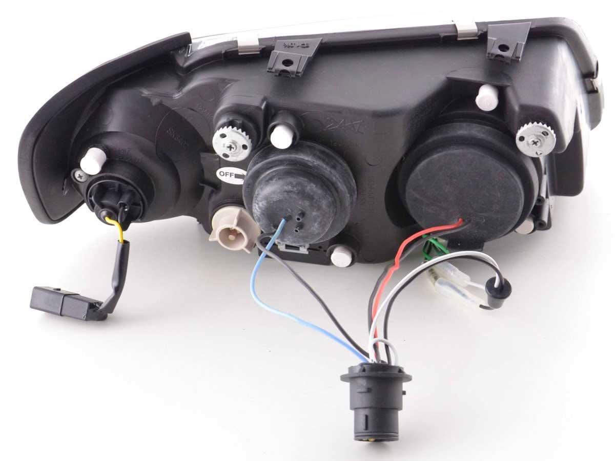 Audi A3 (8L) Black LED Headlights with Daytime Running Lights (1996-2000) - K2 Industries