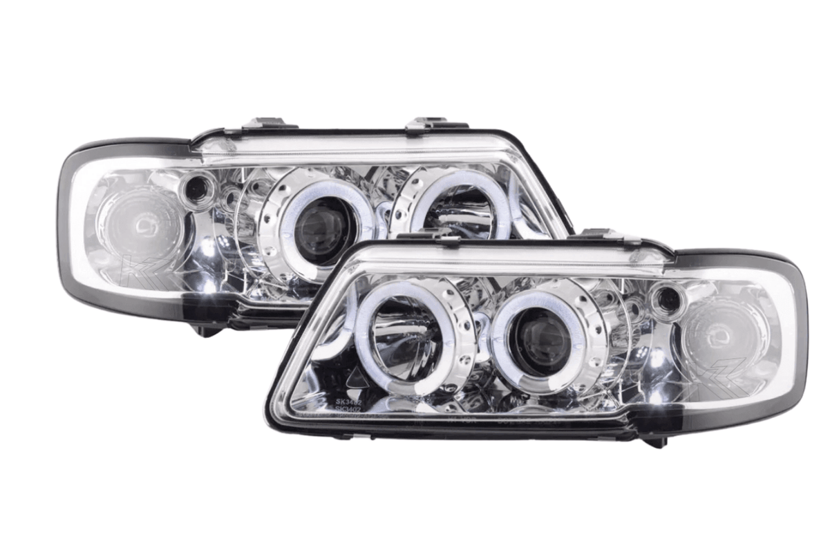 Audi A3 (8L) Chrome Headlight Set (1996-2000) - K2 Industries