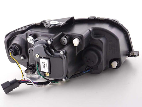 Audi A3 (8P 8PA) Black LED Headlights with Daytime Running Lights (2003-2007) - K2 Industries