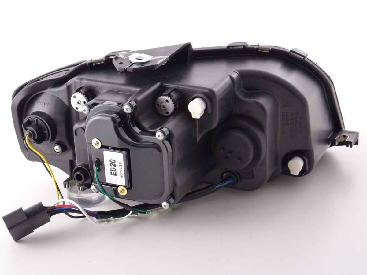 Audi A3 (8P 8PA) Black LED Headlights with Daytime Running Lights (2003-2007) - K2 Industries