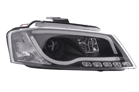 Audi A3 (8P 8PA) Black LED Headlights with Daytime Running Lights (2008-2012) - K2 Industries