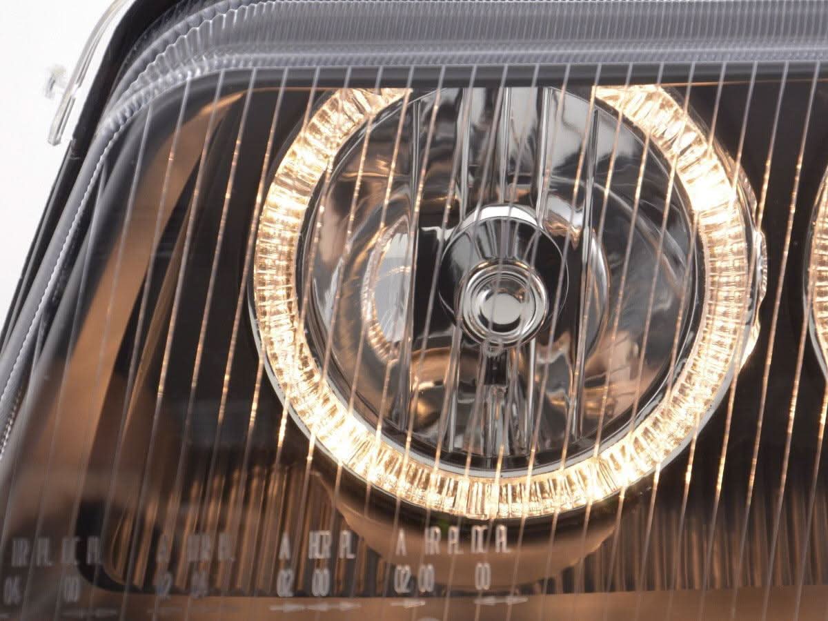 Audi A4 (B5 8D) Black Angel Eye Headlights (1995-1999) - K2 Industries