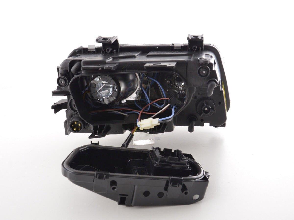 Audi A4 (B5 8D) Black Angel Eye Headlights (1995-1999) - K2 Industries