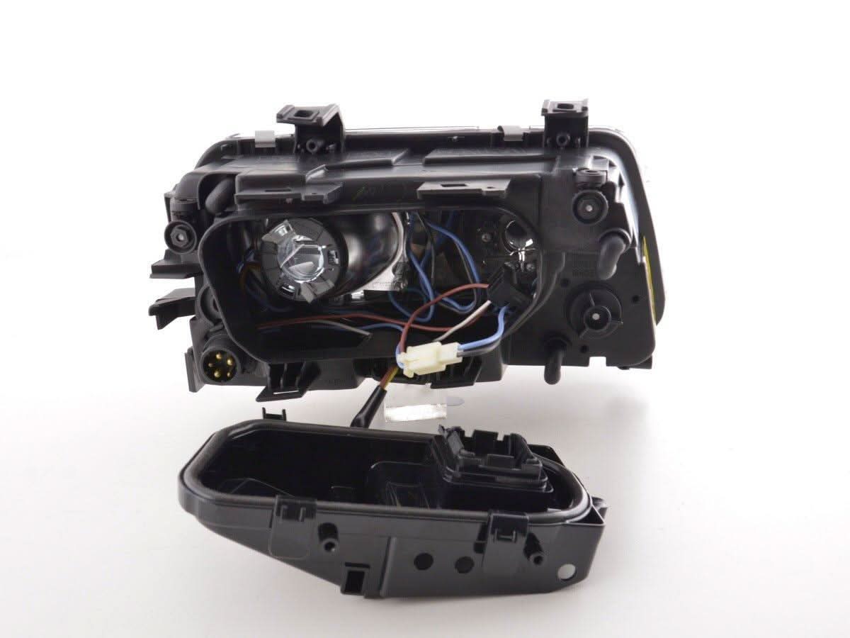 Audi A4 (B5 8D) Black Angel Eye Headlights (1995-1999) - K2 Industries