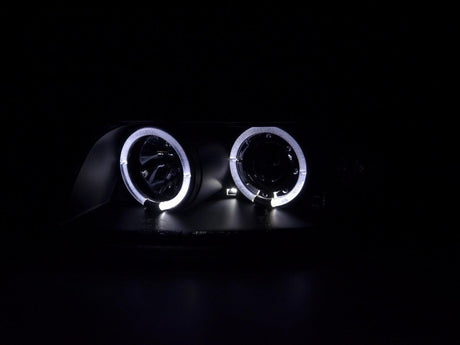 Audi A4 (B6 8E) Black Angel Eyes Headlight Set (2001-2004) - K2 Industries