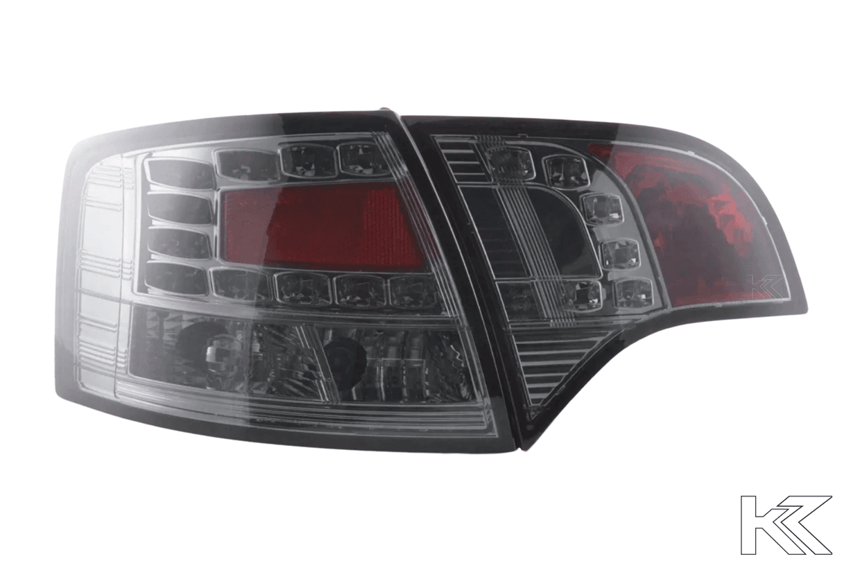 Audi A4 (B7/8E) Avant Chrome Smoke LED Taillights Set (2004-2008) - K2 Industries