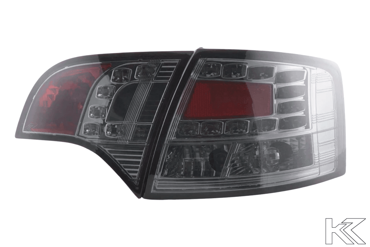 Audi A4 (B7/8E) Avant Chrome Smoke LED Taillights Set (2004-2008) - K2 Industries